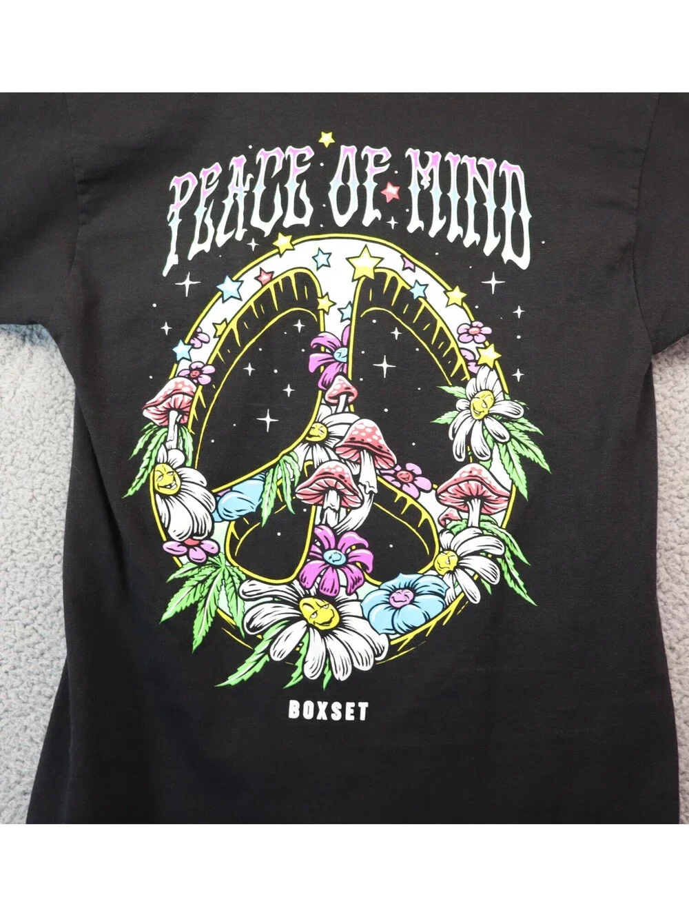 Boxset men Shirt Small Peace of Mind Mushrooms 420 Psych